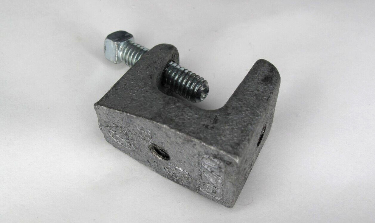 25 NEW BH-500 APPLETON BEAM CLAMP 1″ 15/16 Jaw Opening 1/4-20 THREAD HIGH IRON