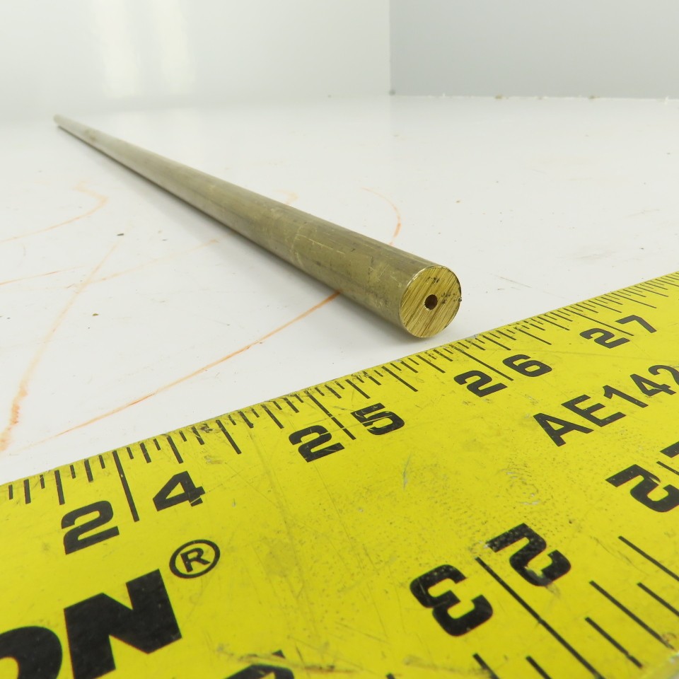 1/2″ Solid Brass Round Bar Stock 29-1/2″ OAL