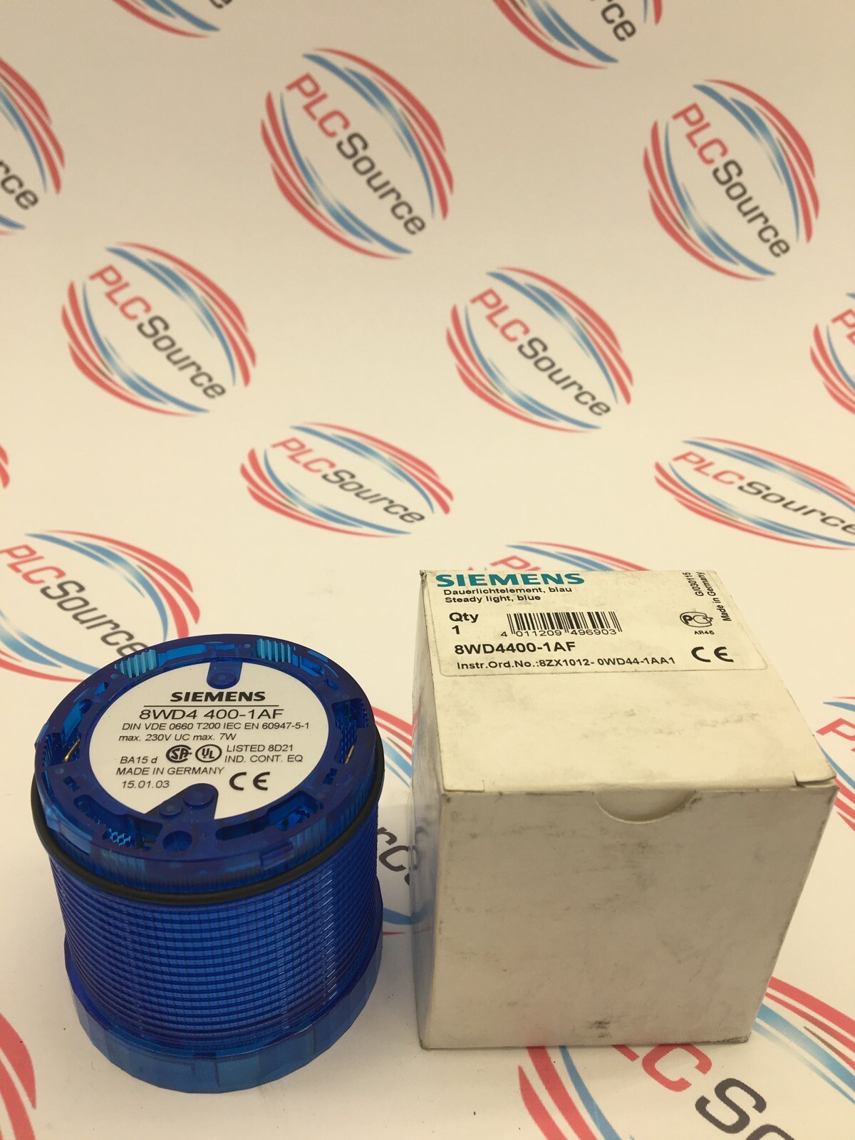 SIEMENS 8WD4400-1AF BLUE STEADY LIGHT