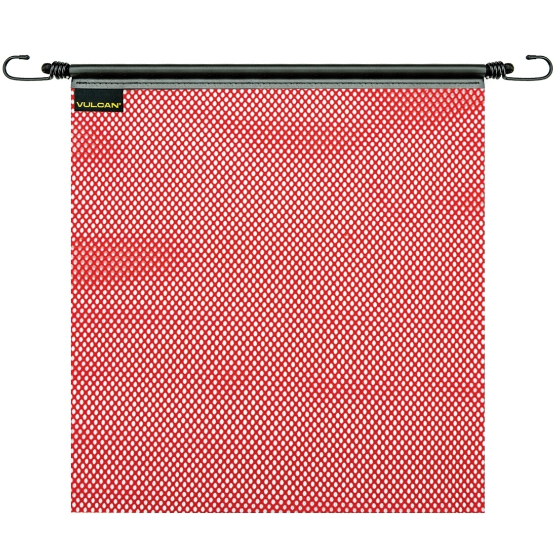 VULCAN Safety Flag – Stretch Cord – 18″ x 18″, 2 Pack – Mesh