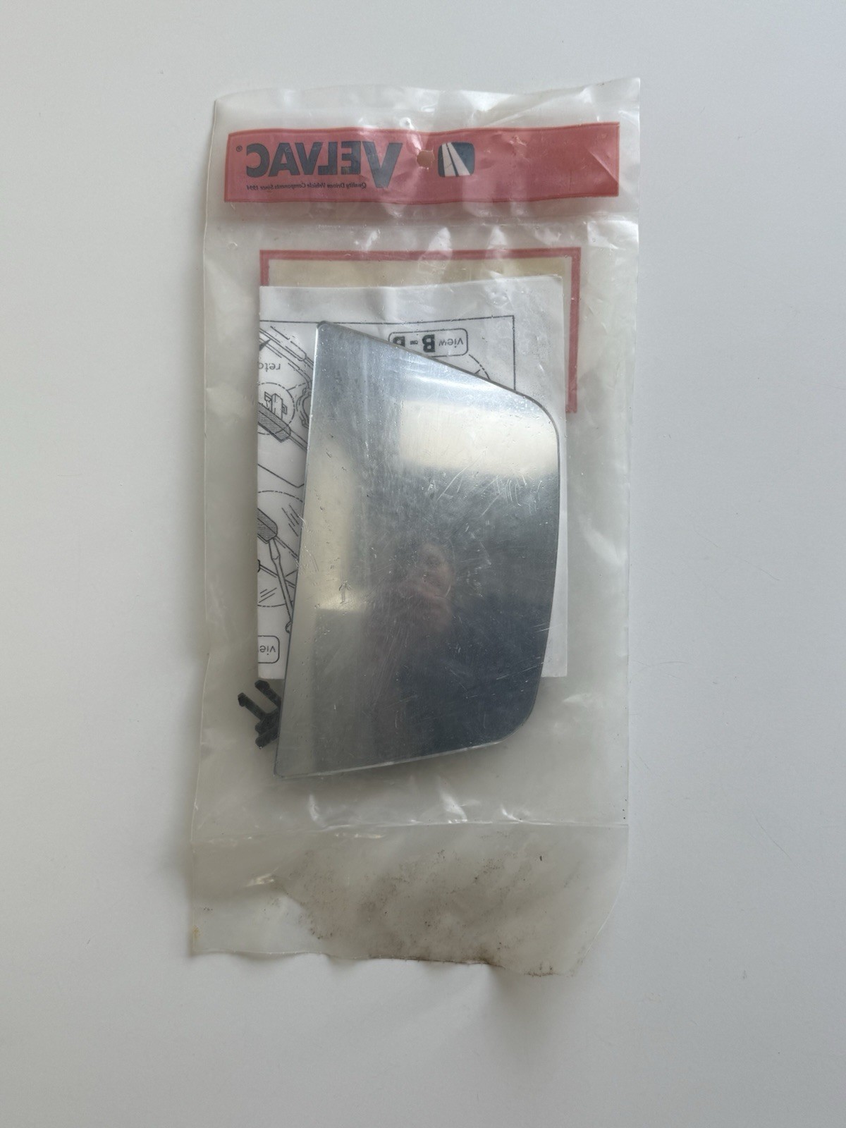 Velvac 709451 Top Hat Replacement Add-On Convex Glass only Sealed NOS