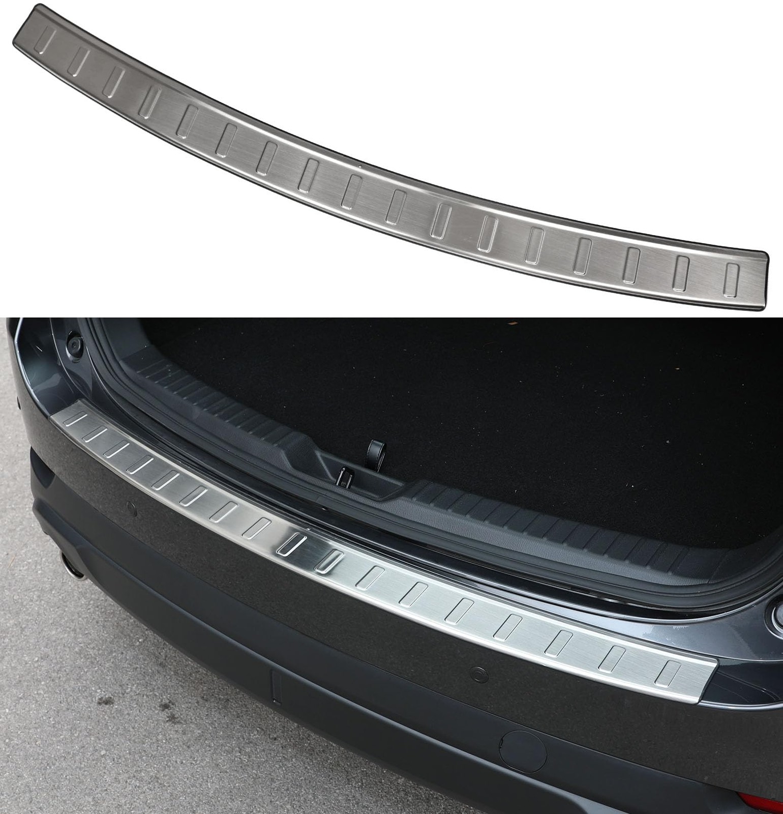 Birbenben Rear Bumper Guards for 2017-2025 Mazda CX-5, 304 Stainless Steel Ma…