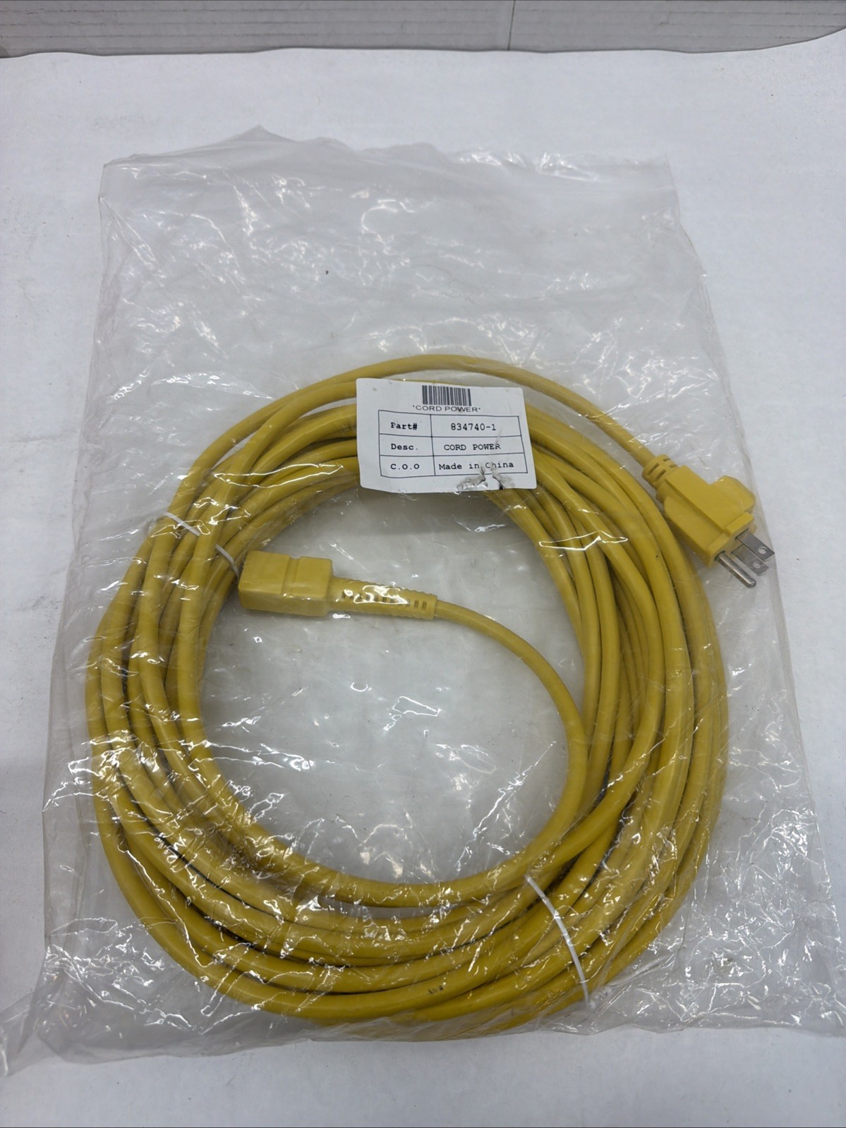 Proteam 834740-1 Power Cord, For Upright Vacuum