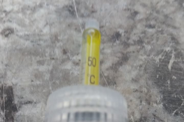 Thermco ACCI0301S 5 Pk 18 to 50°C 30mL Bottle Volume Bottle Thermometer