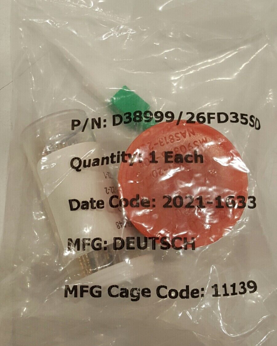 AERO-ELECTRIC CONNECTOR D38999/26FD35SD 37 Position Circular Connector Plug