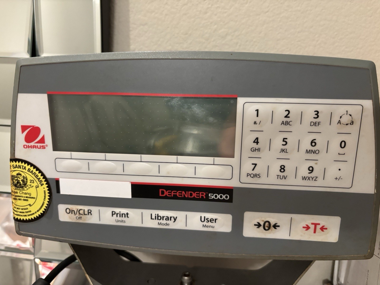 Ohaus Defender 5000 TD52PScale with D25RTR BASE. 50lbs Capacity. 30Day Warranty