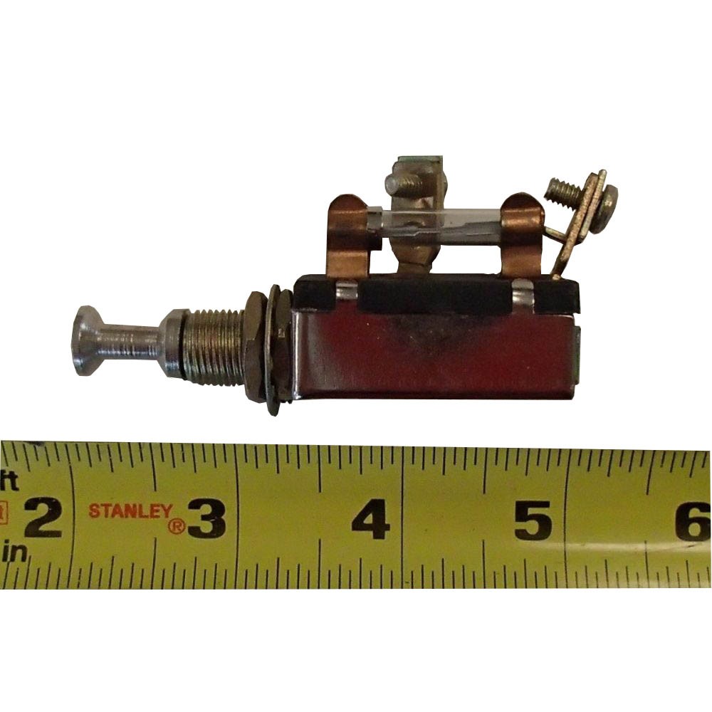 6Volt Light Switch 3/8″ x 24 Pitch Fits Ford NH Tractors NAA Jubilee 8N
