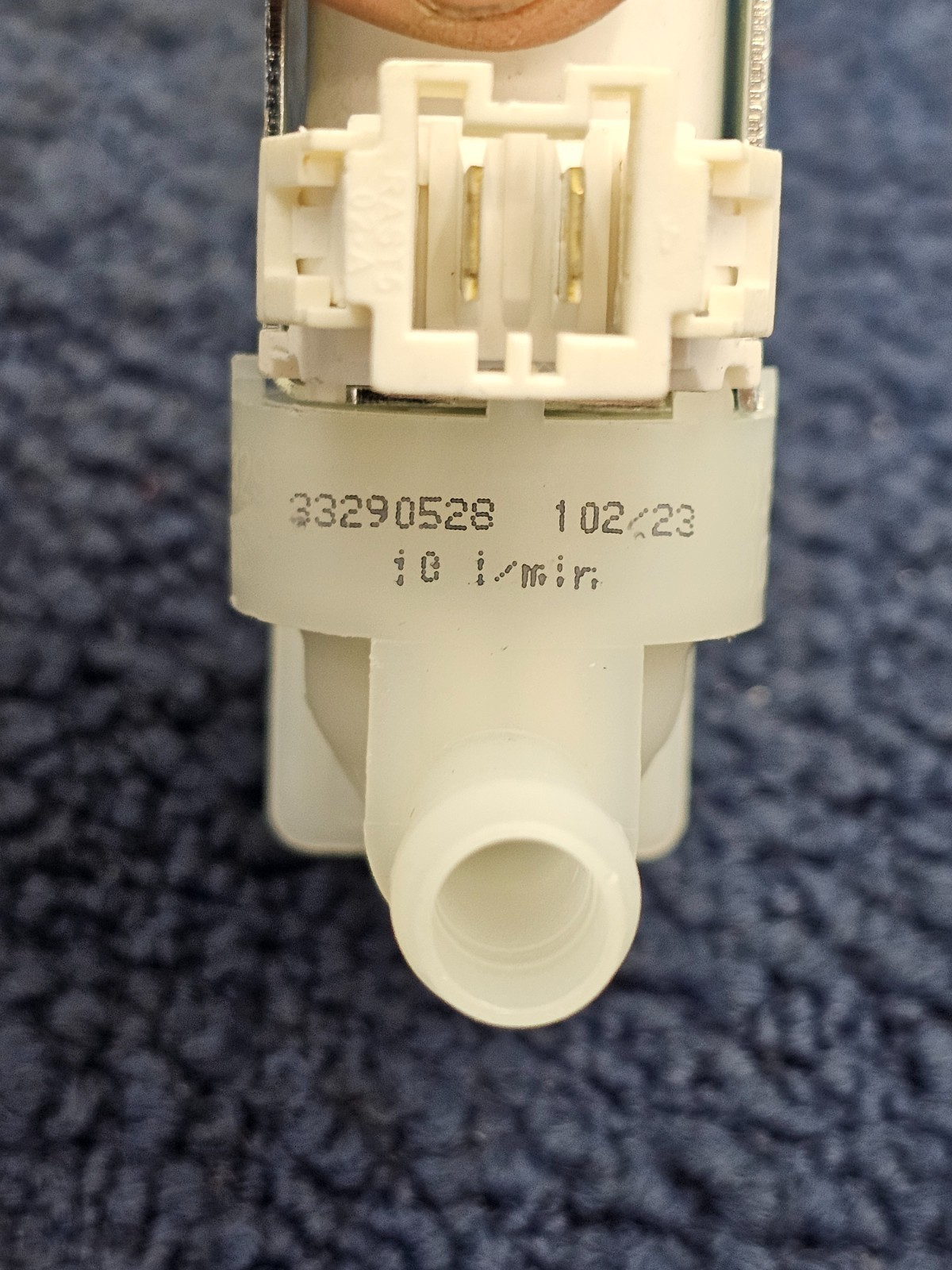 33290528 Water Path Sub Assembly Solenoid Valve 120V 60Hz 10L/min