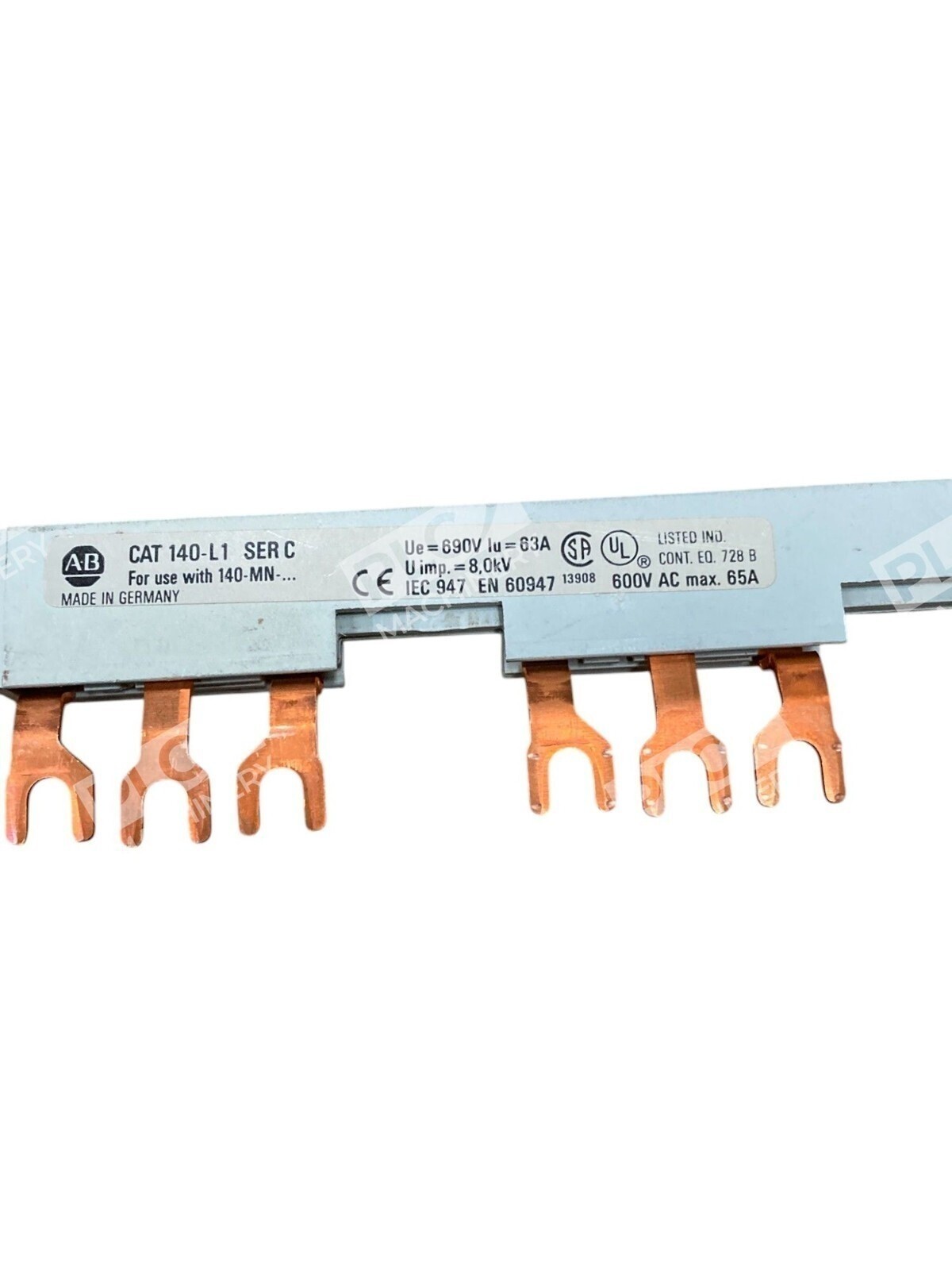 Lot of 19 Allen Bradley 140-L11 Commoning Link 12-Way 65A 600V 3-Phase for 140-M
