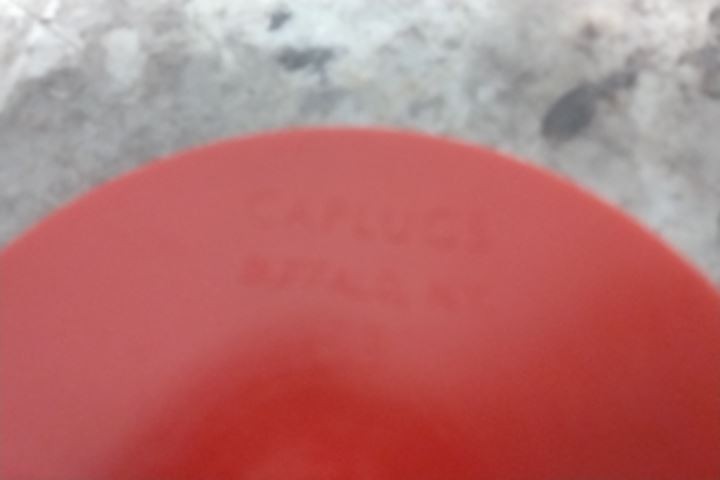 Caplugs T-53 051601HB 500 Pk 3.34 In Overall Diameter Red Tapered Cap/Plug