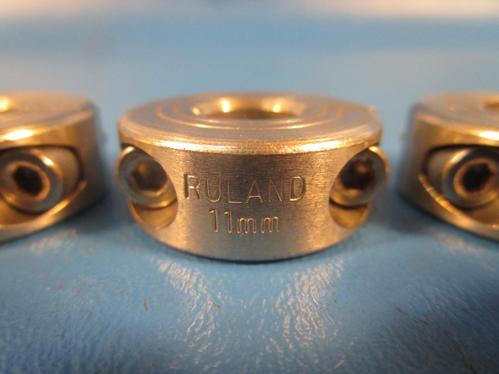 LOT OF 3 Ruland MSP-11-SS, 11mm Two-Piece Shaft Collar, 303 Stainless Steel