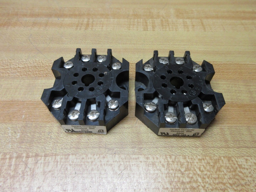 Custom Connector RB08 Relay Socket (Pack of 2)