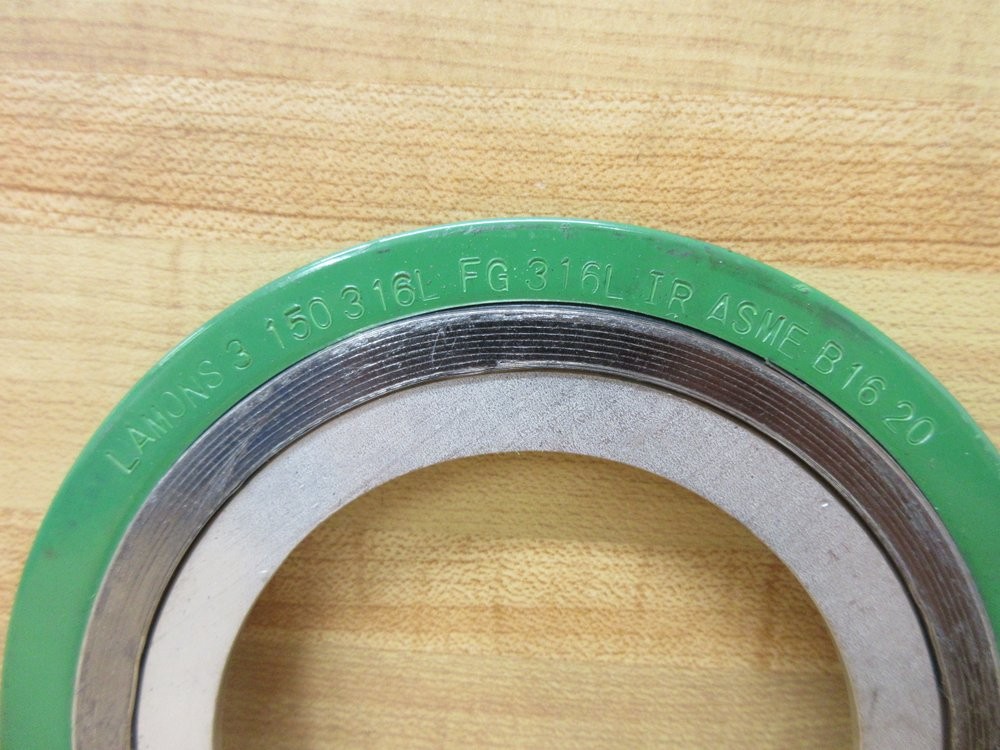 Lamons 3 150 316L FG 316L IR ASME B16 20 Spiral Wound Gasket (Pack of 2)