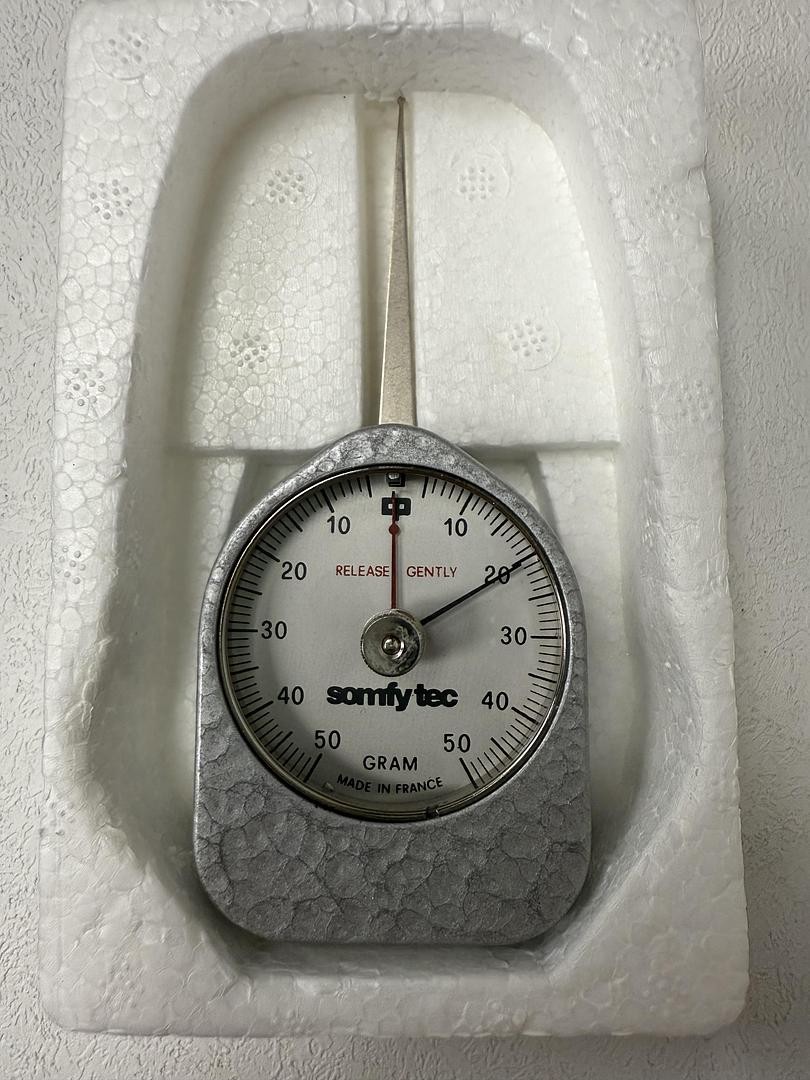 Somfy Tec Force Gauge Dial Indicator 10–50 Grams – Made in France GHC-28