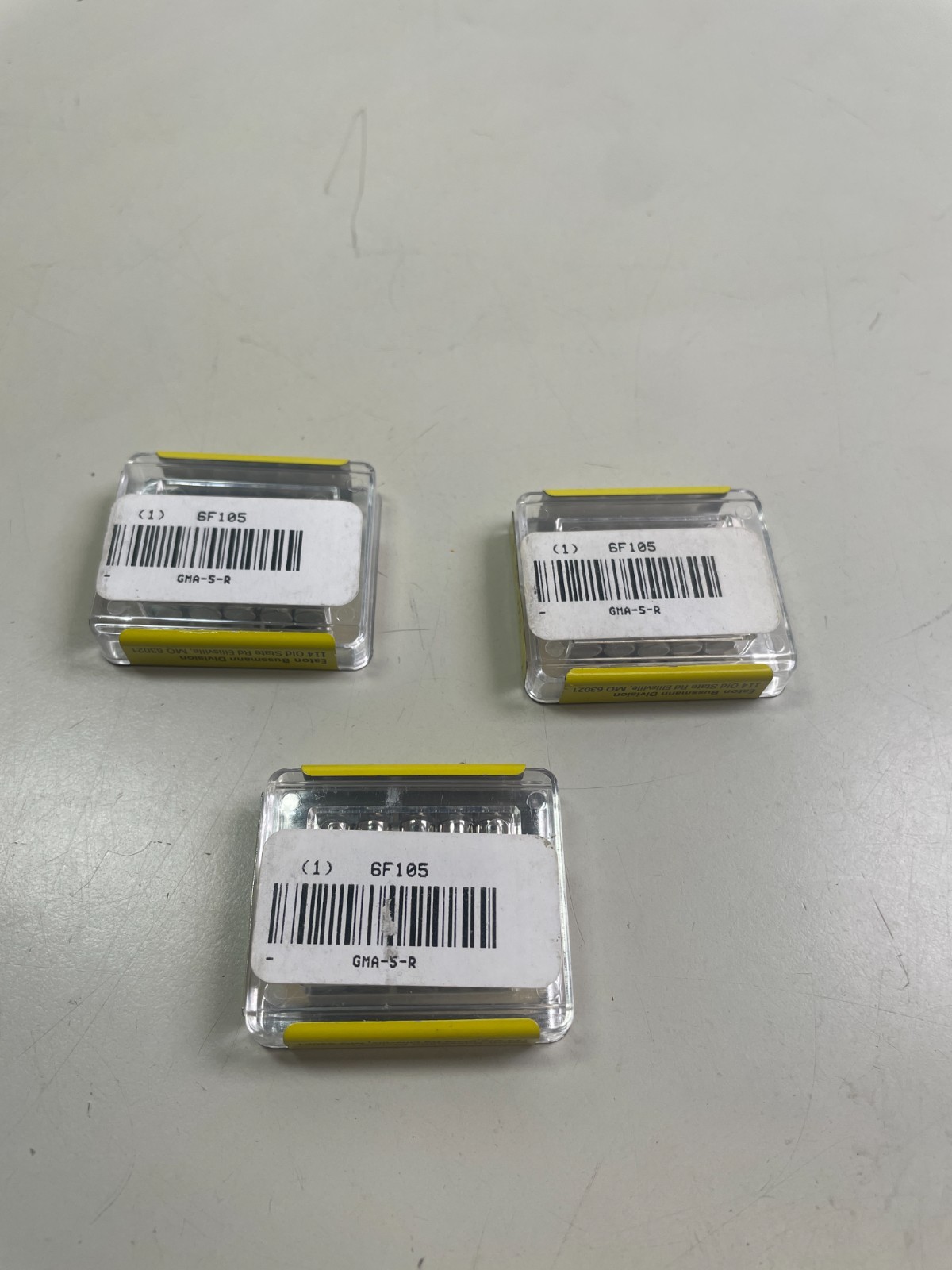 Bussman GMA-5-R Fuses IR 10KA 125V AC (3x 5 Pack of Fuses)