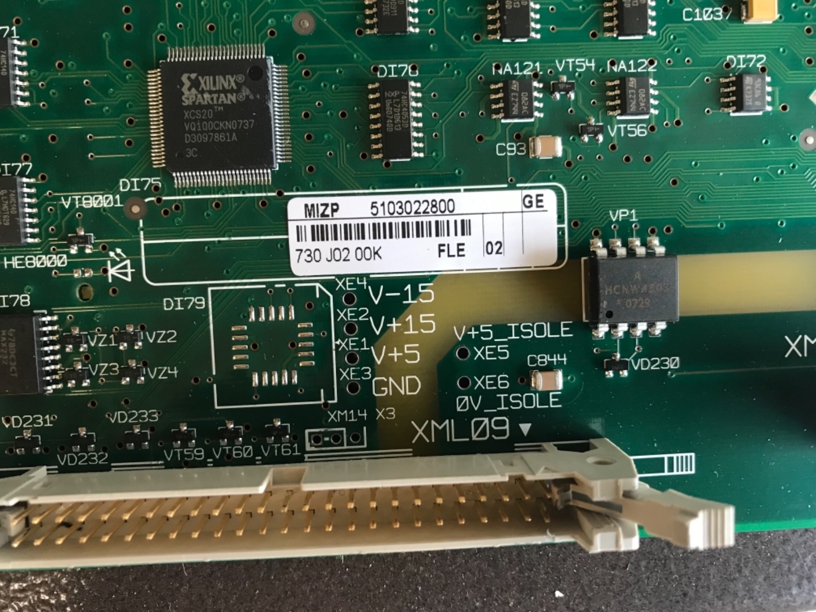 MGE UPS SYSTEMS 51030150XD-1GA CIRCUT BOARD