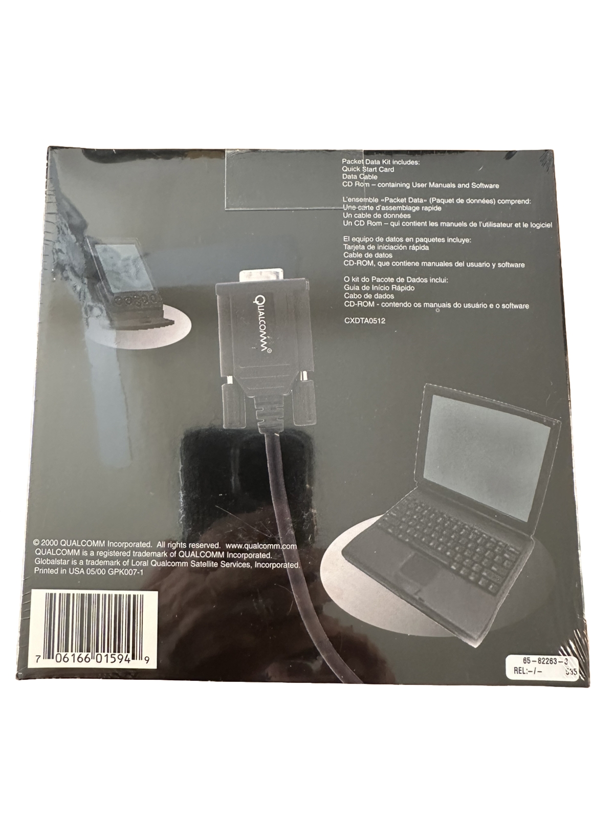 Globalstar 1600 Satellite Phone Qualcomm GDC1100 Packet Data Kit factory sealed