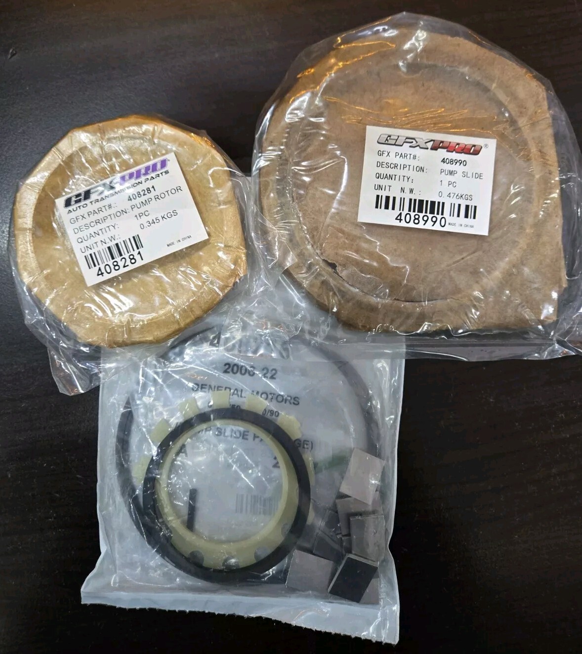PUMP REPAIR KIT GM 6L45, 6L50, 6L90, 6L80E, 13 VANES .708 THICK, 2006-ON, …