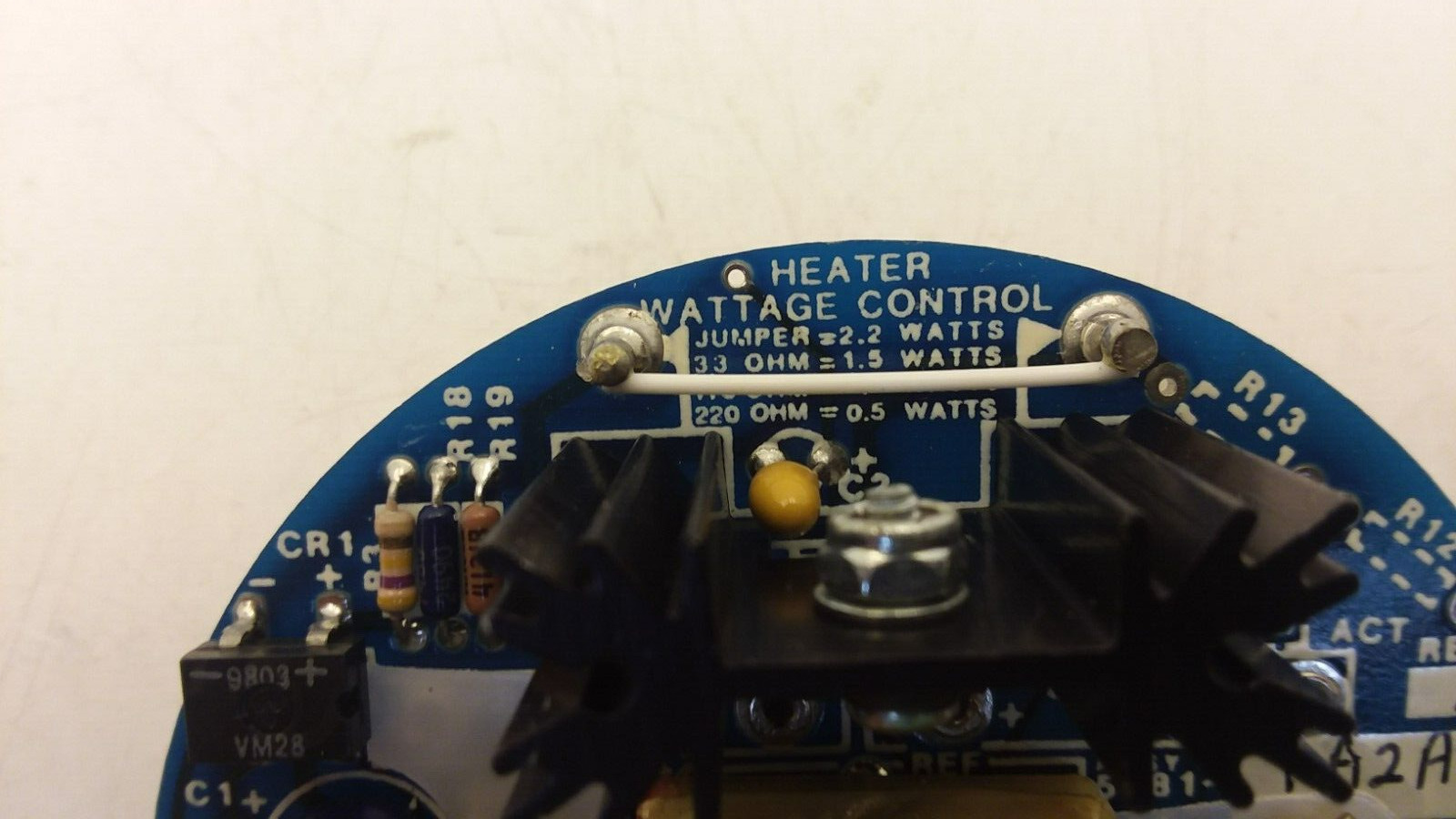 FCI 1A2A1A2 PC BOARD REV K HEATER WATTAGE CONTROL NNB