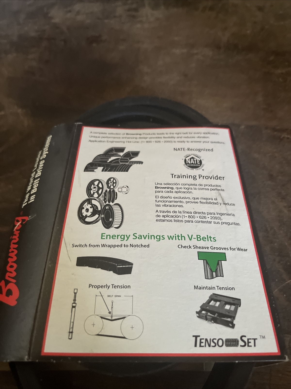 NOS Browning 4L630 V-BELT