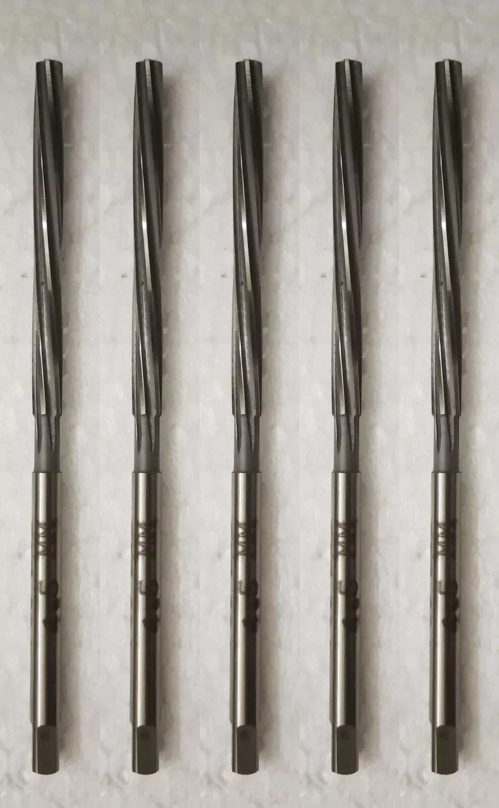 HSS Parallel Shank Reamers Set of 5 Pcs – 3/8″ – 13/32″ – 7/16″ – 15/32″ – 1/2″