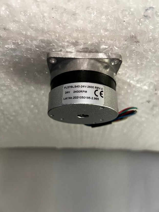 Cole Parmer / Stuart 2400 RPM / 24 VDC Brushless DC Motor – FL57BLS40 – Used