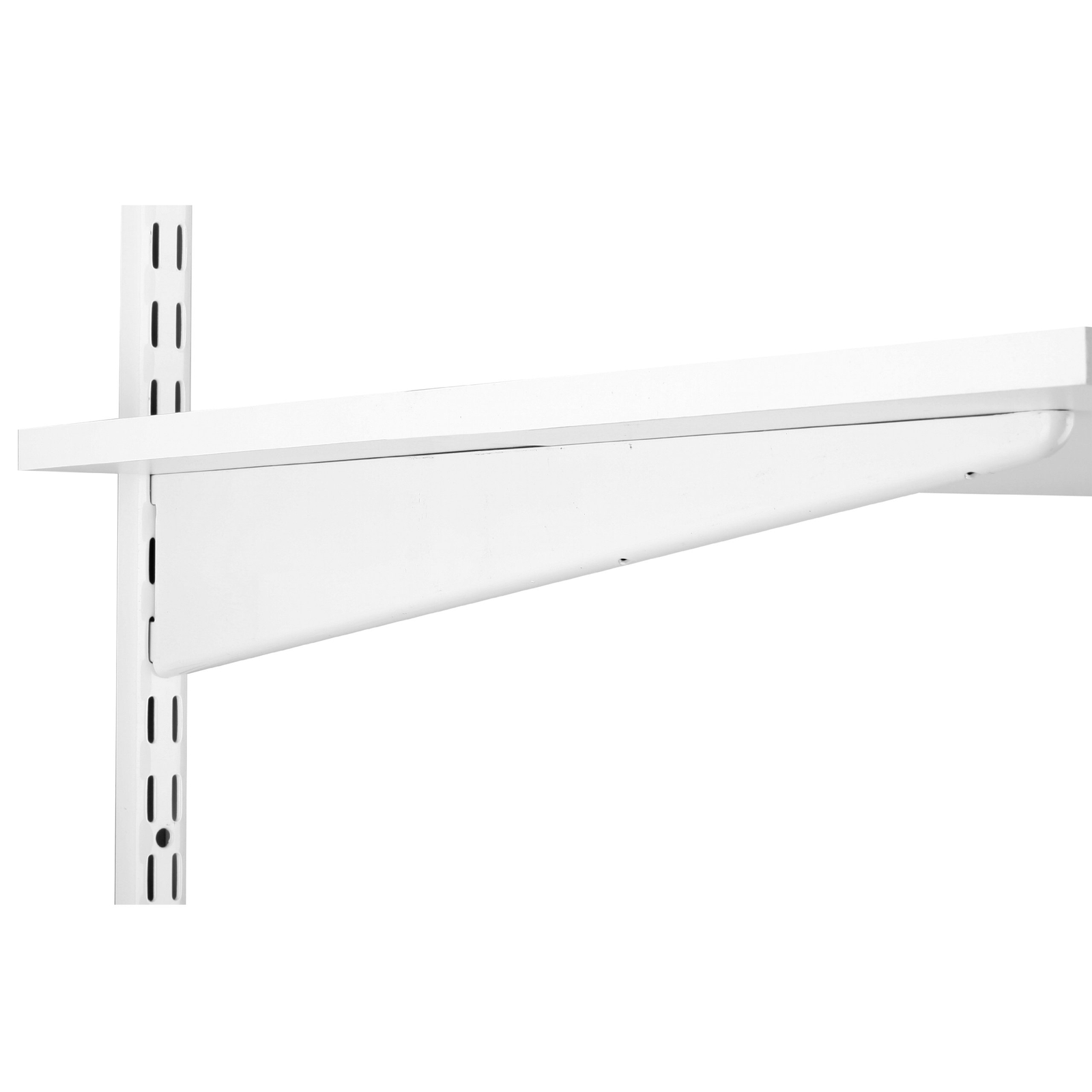 Knape Vogt John Sterling 022-9WT Dual Track Wood Shelf Bracket 9-Inch White