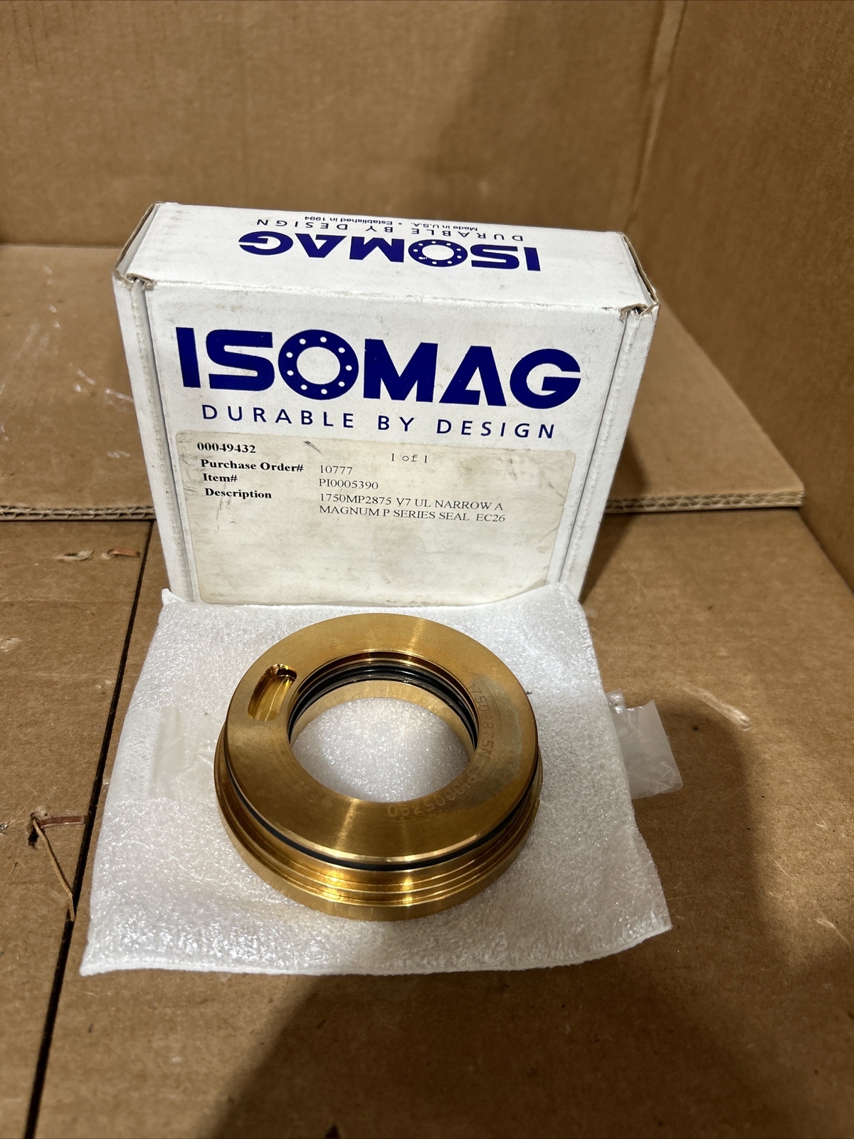 ISOMAG PI0005390 1750MP2875 V7 UL NARROW A MAGNUM P SERIES SEAL EC26 (C3A)