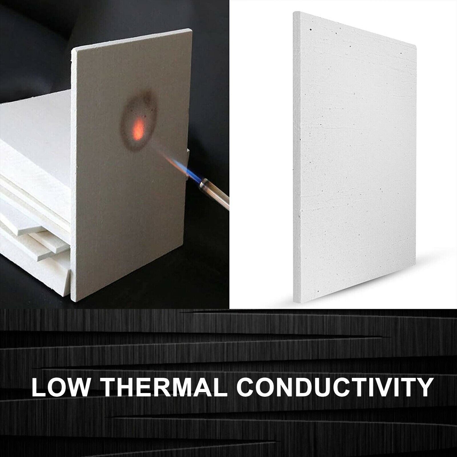 0.47″ Refractory Ceramic Fiber Insulation Board 2300F 12″ x 24″