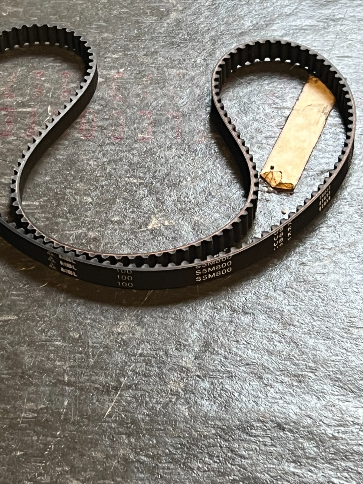 mbl s5m800 belt nos no packaging