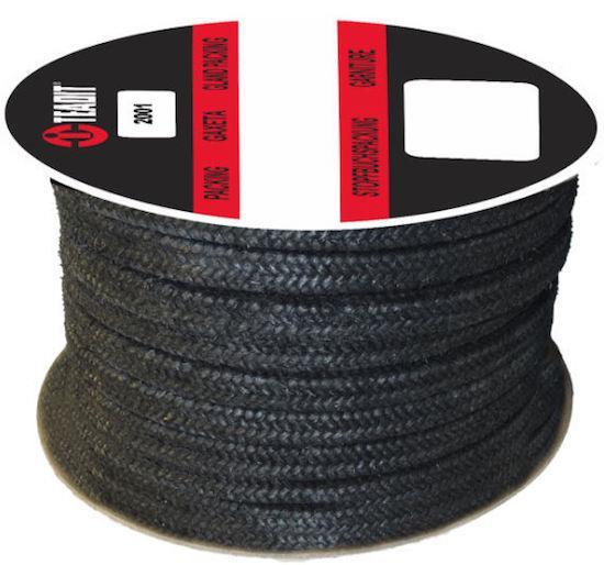 TEADIT STYLE 2001 3/4″ 13# 13LB SPOOL GRAPHITE FILLED PACKING GRAPHITE YARN
