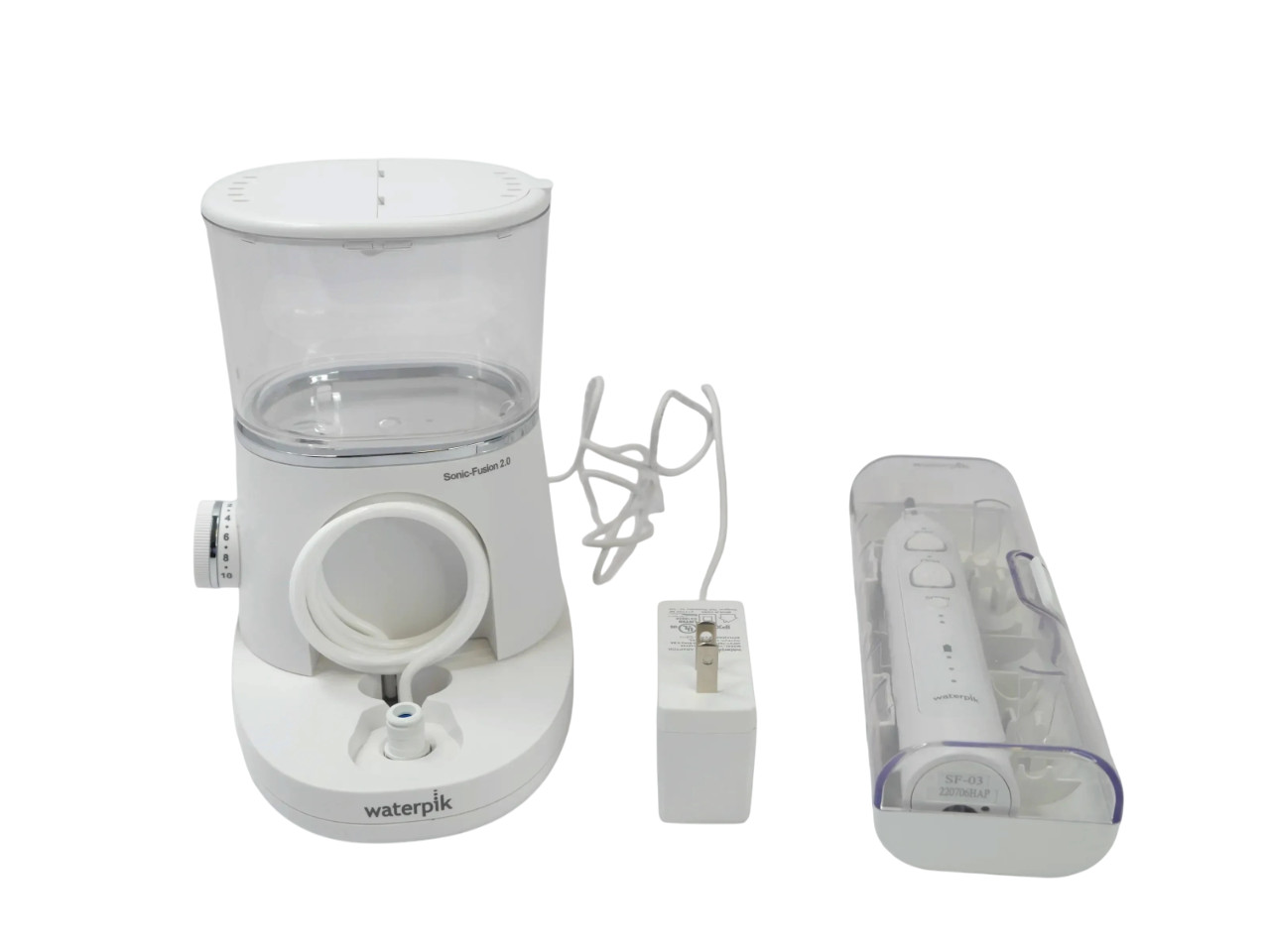Lot of 4 Waterpik Sonic-Fusion 2.0 Electric Toothbrush And Water-flosser- White