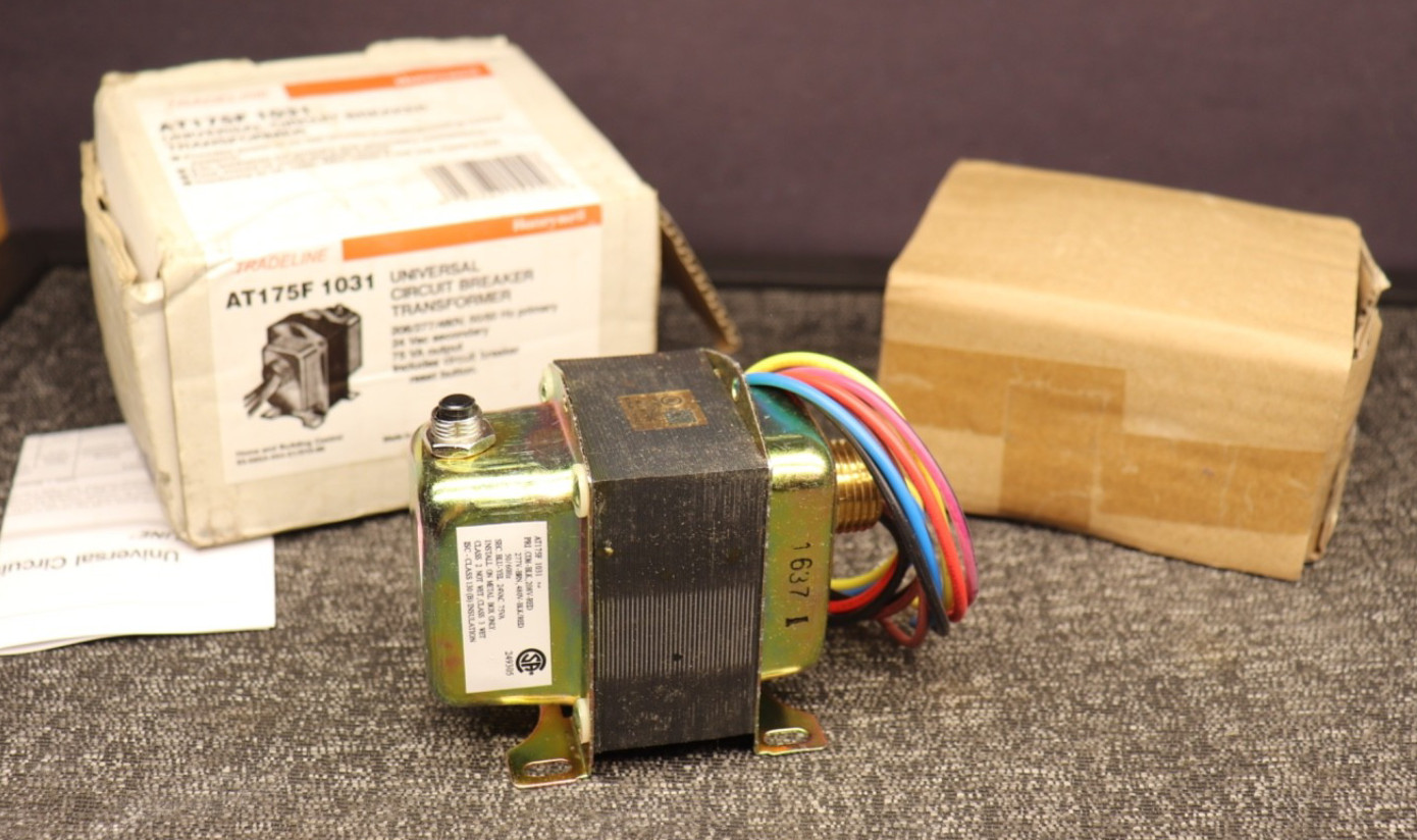 Honeywell AT175F1031 Universal Circuit Breaker Transformer 75VA 208/277/480 VAC