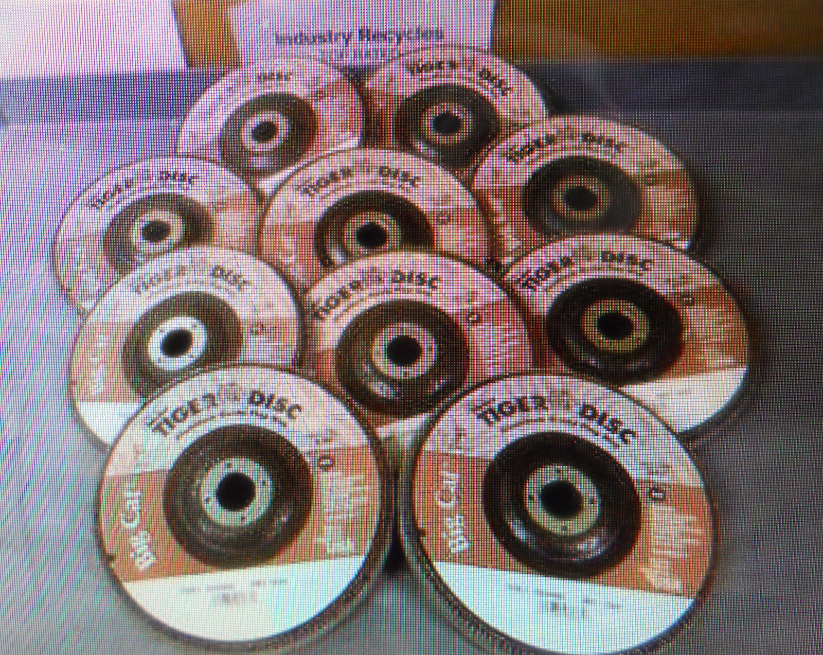 Weiler Tiger 7″ x 7/8″ 120 grit Fine Aluminum Oxide Coated T27 HD Flap Discs Lot