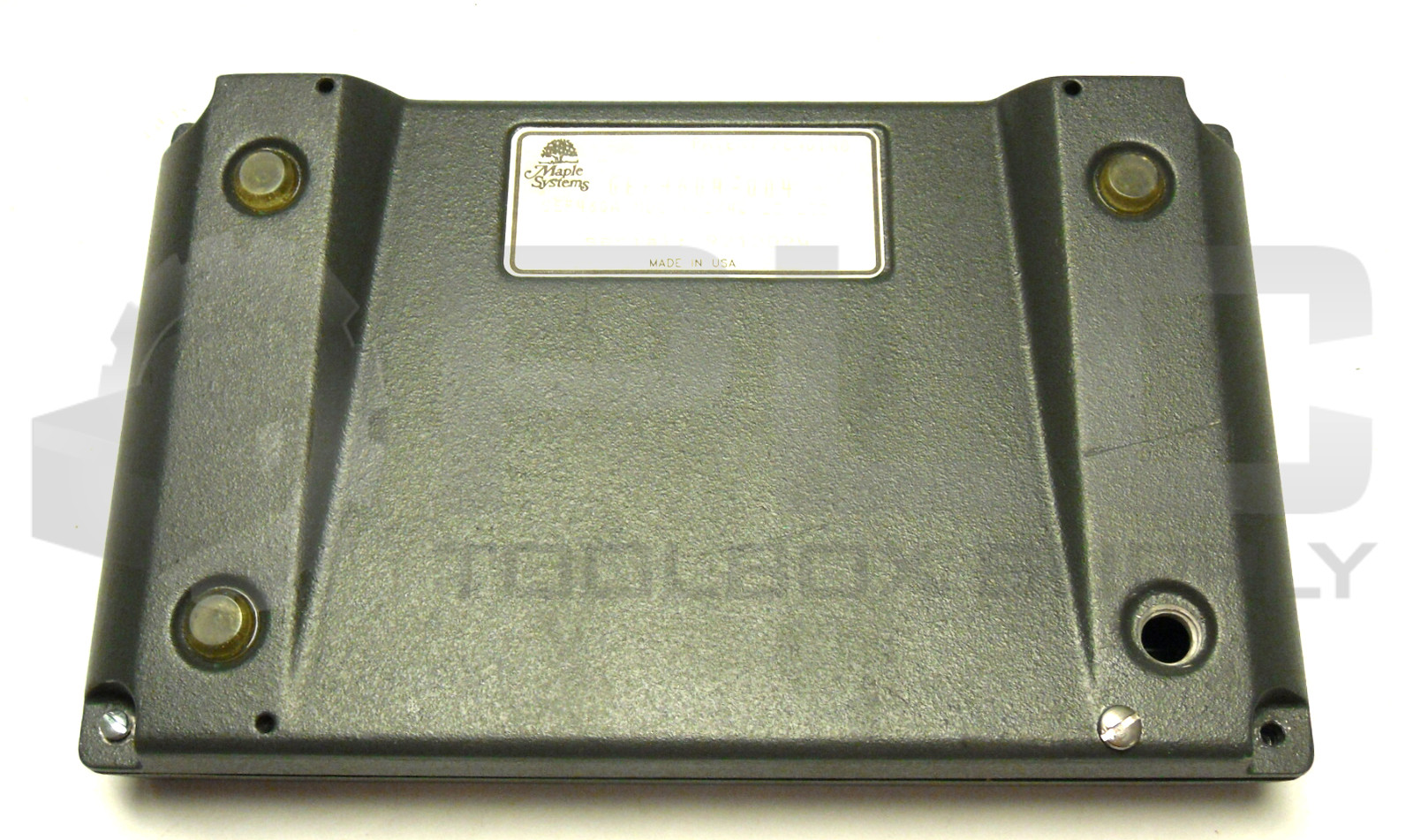 MAPLE SYSTEMS GEF460A-004 MESSAGE DISPLAY UNIT OPERATOR INTERFACE W/2X40 LB LCD