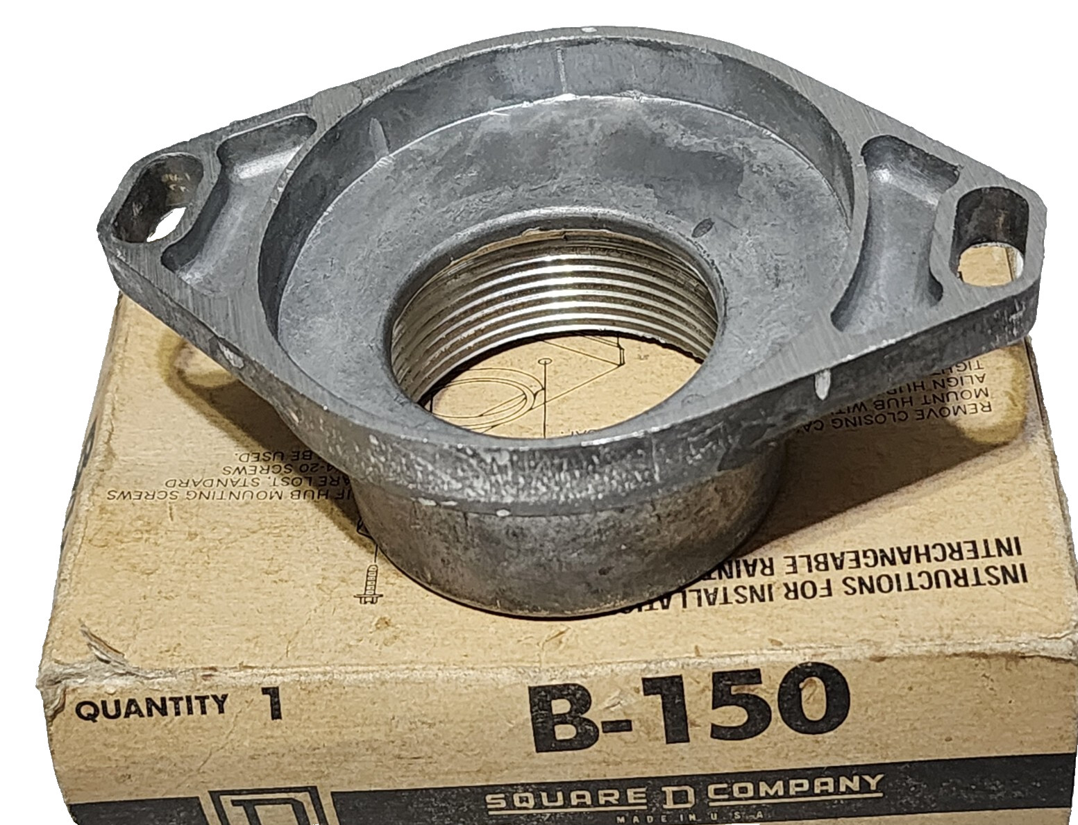 OEM Square D B-150, B150 Interchangeable Raintight Hub 1-1/2”