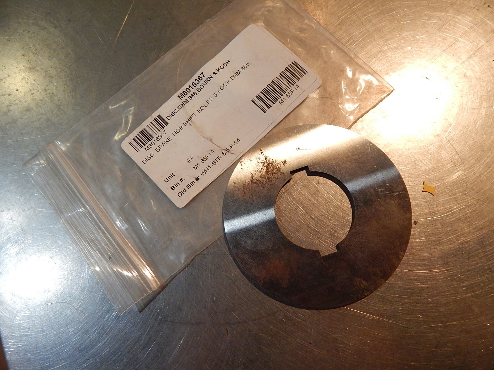 NEW Bourns + Koch DHM 686 Hob Shift Brake disc M8016367 “#12” *FREE SHIPPING*