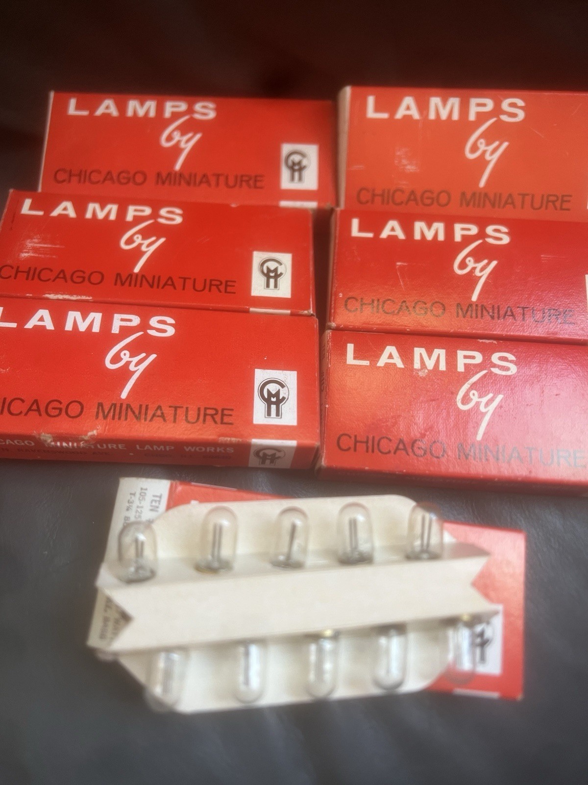 Chicago Miniature 387 Lamp Light Bulb 10 In Each Box 70 Total Lot New Old Stock