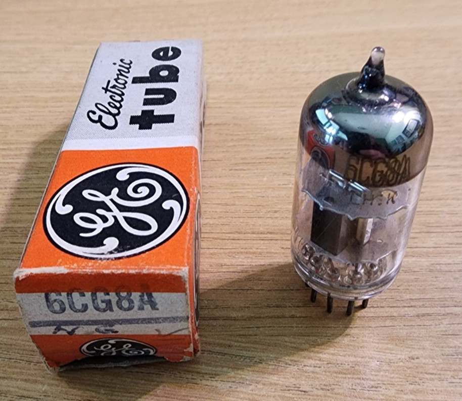6CG8A GE Triode-Pentode Vacuum Tube – NEW OLD STOCK – NOS – TESTED