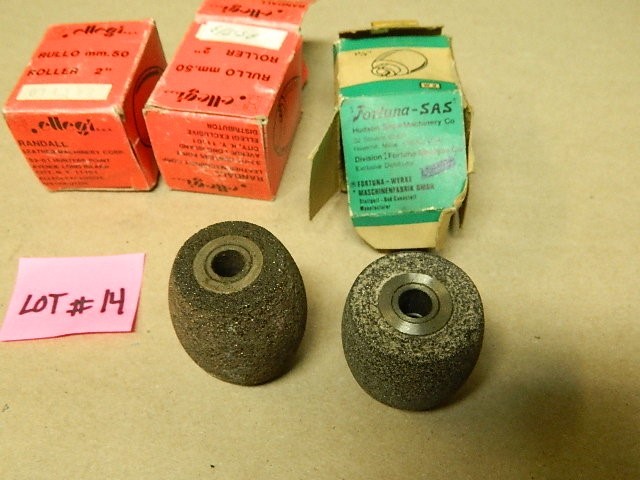 Randell Leather Machinery P515/3 Rullo mm.50 2″ Grinding Disc NEW LOT # 14