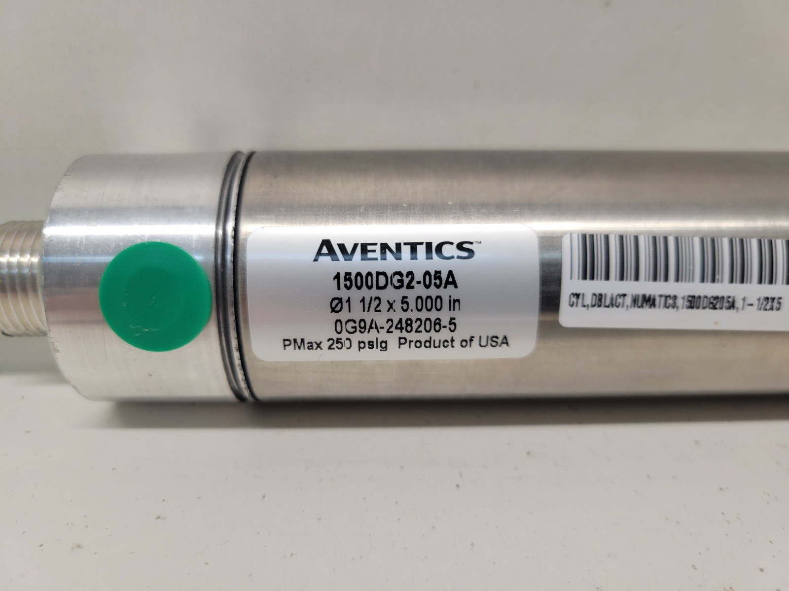 NEW OLD STOCK! AVENTICS 1-1/2″X6″ PNEUMATIC CYLINDER 1500DG2-05A