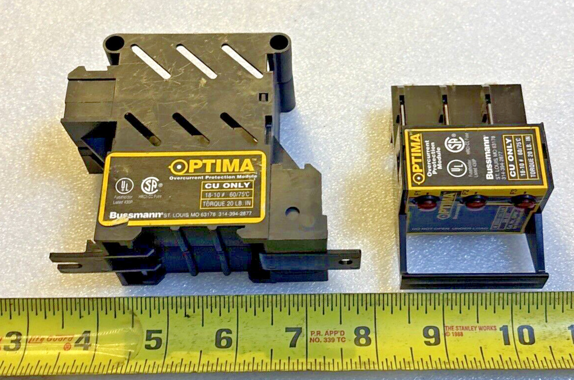 Bussman Optima Overcurrent Protection Module with OPM-CC 200KA 30A 600V