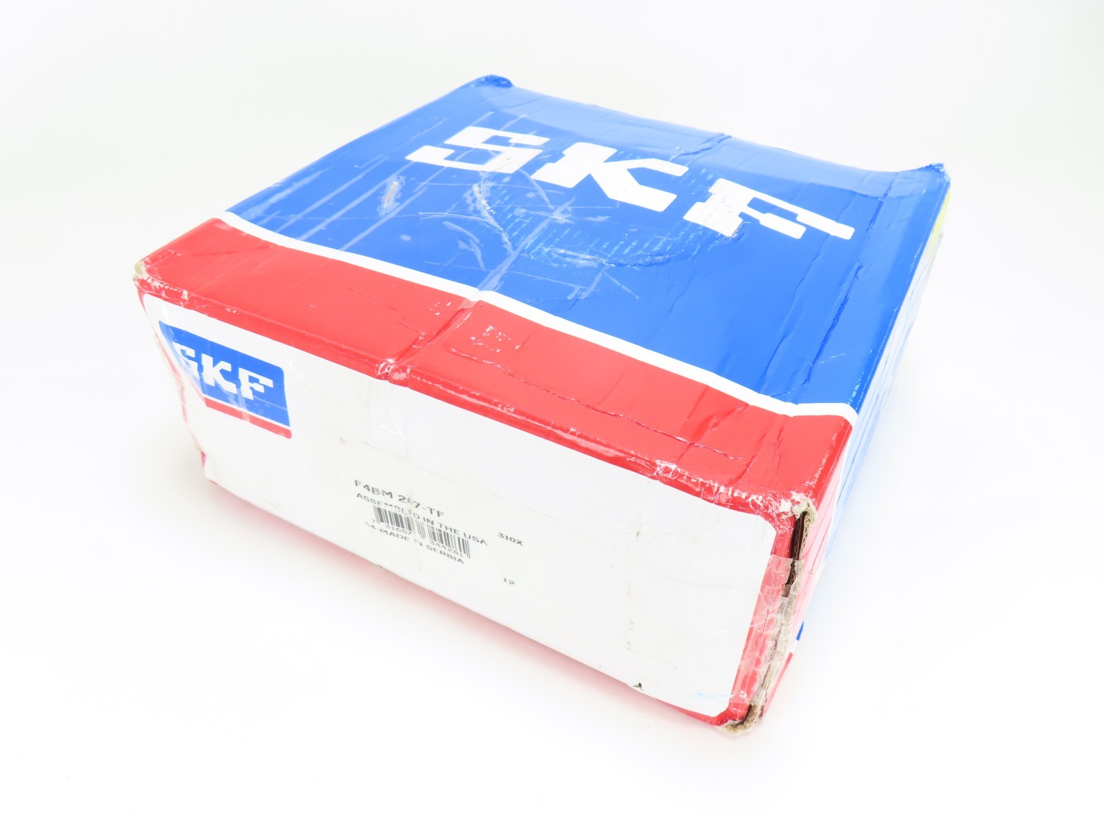 SKF F4BM 207-TF Four-Bolt Flange Ball Bearing 2-7/16″ Bore FACTORY SEALED NIB