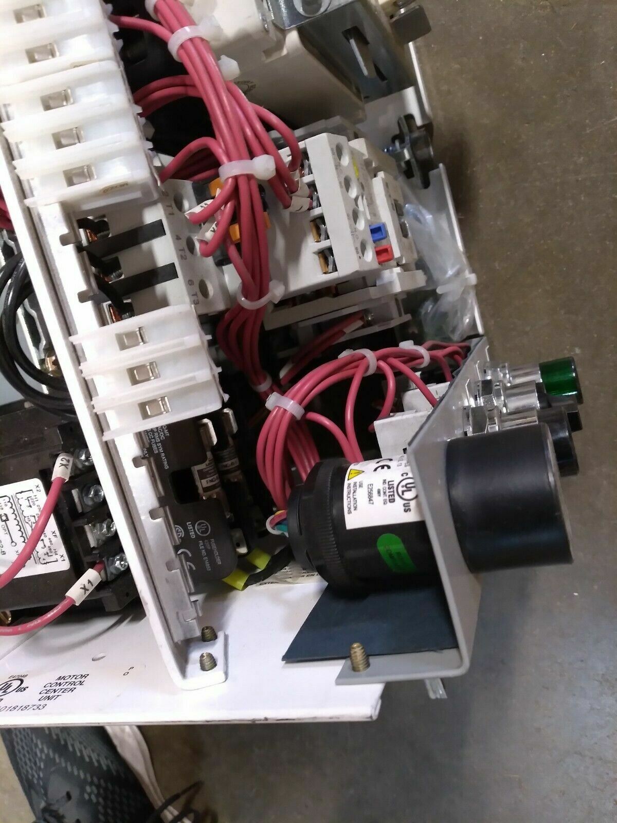 EATON CUTLER HAMMER FT206D AN19DN0 30A HMCP 3A70508G16 MOTOR CONTROL CENTRE UNIT