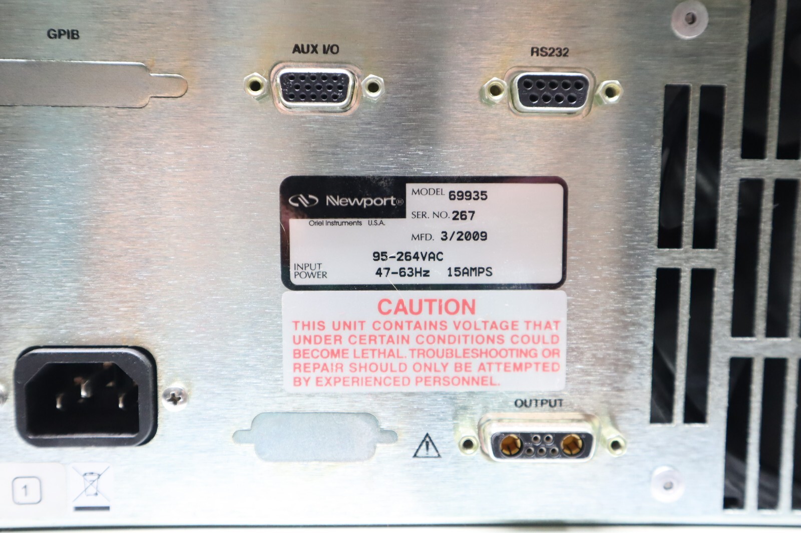 NEWPORT ORIEL 69935Radiometric Power Supplies QTH