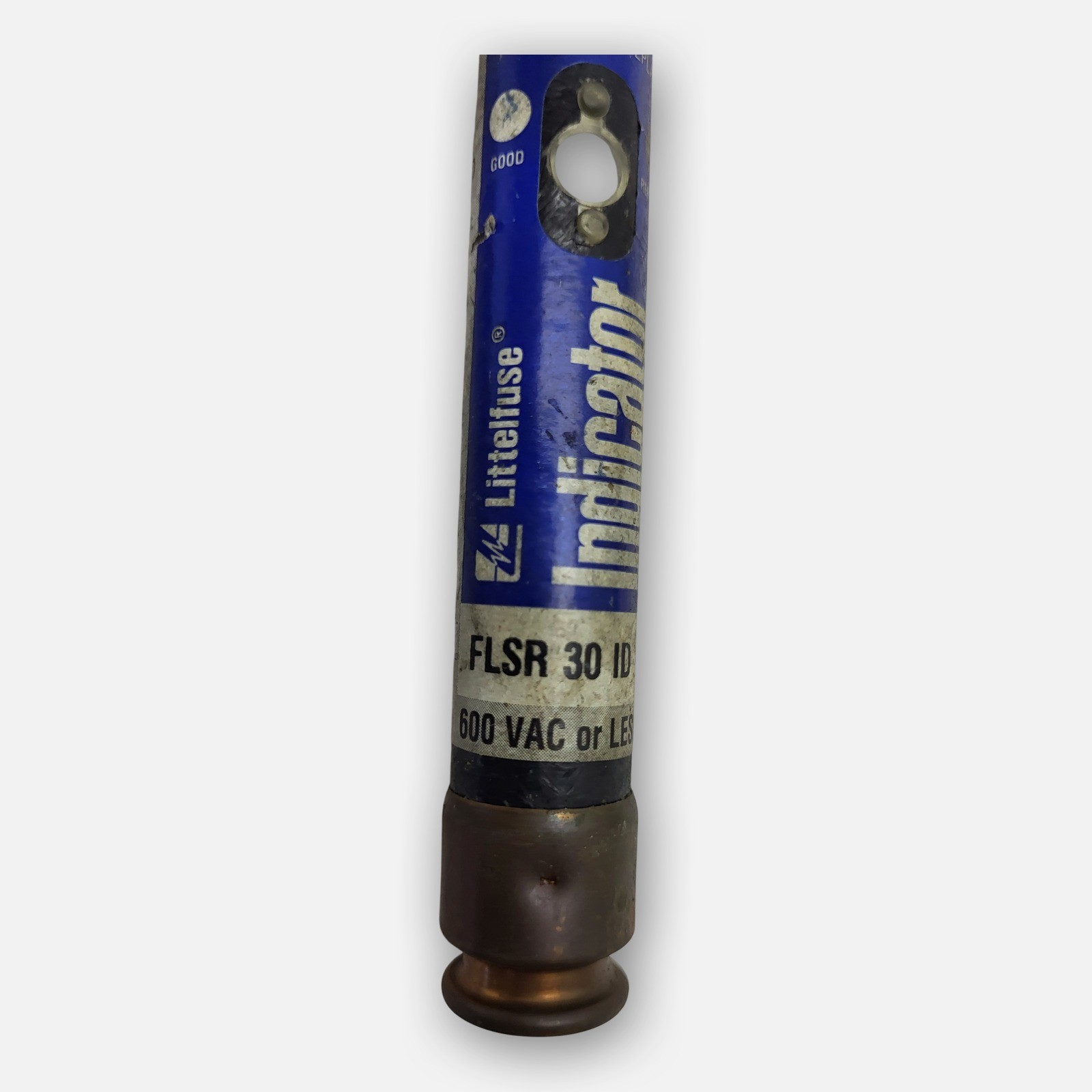 LOT OF 3 LITTLEFUSE FLSR 30 ID INDICATOR FUSE 30A, 600VAC
