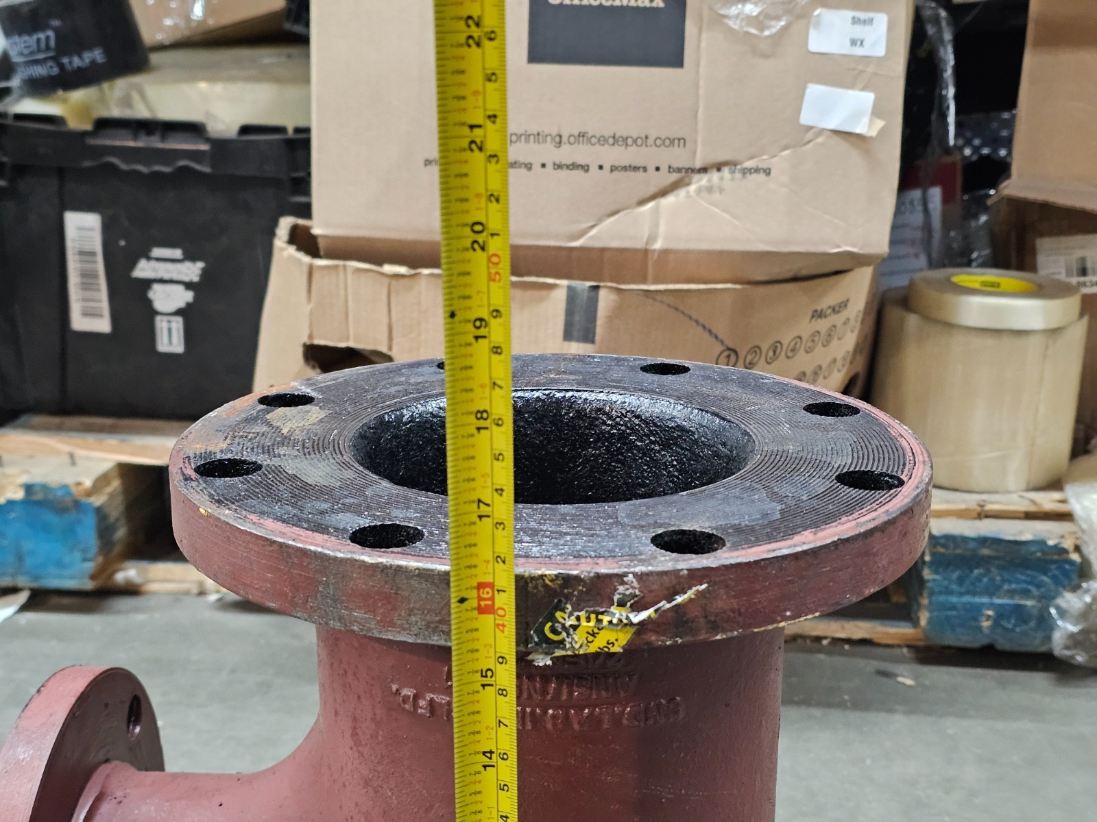 SIGMA DFT63 6″ X 6″ X 3″ FLANGED TEE CAST IRON FLANGED xFLANGED xFLANGED 250 PSI