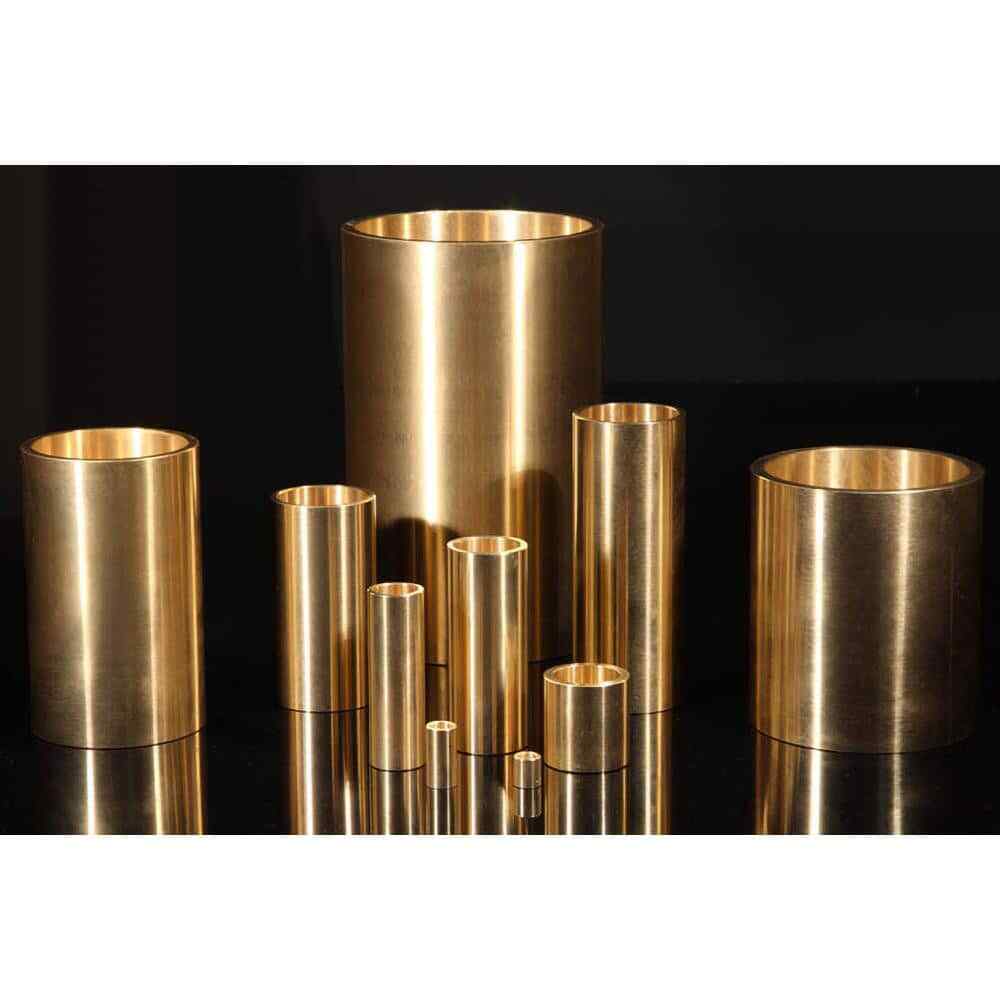 Made in USA 1″ Inside x 1-1/2″ Outside Diam, Cast Bronze Sleeve Bearing 2″ OAL