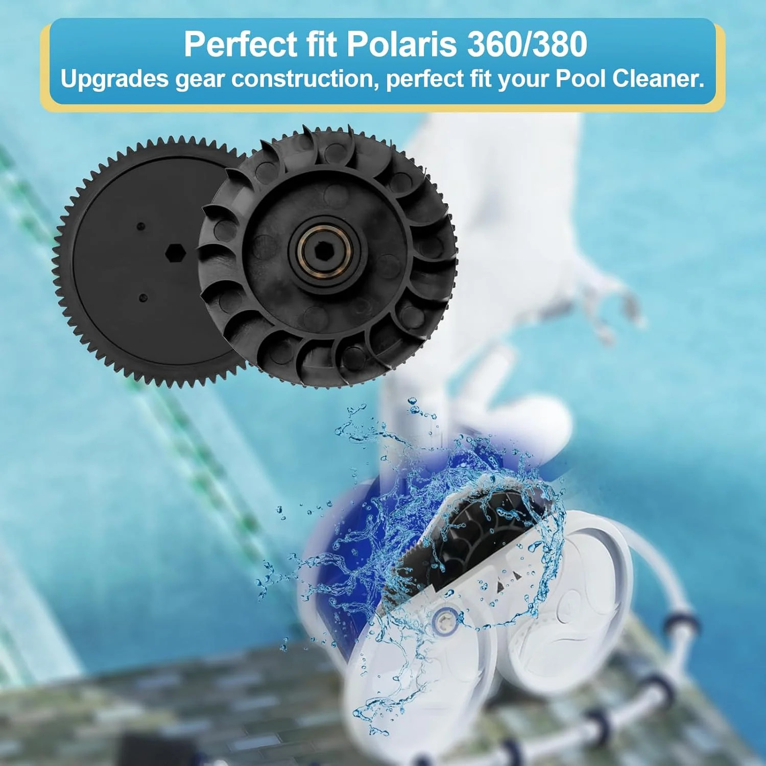 9-100-1132 Drive Train Gear Kit for Zodiac Polaris 360, 380, Vac-Sweep 360 & 380