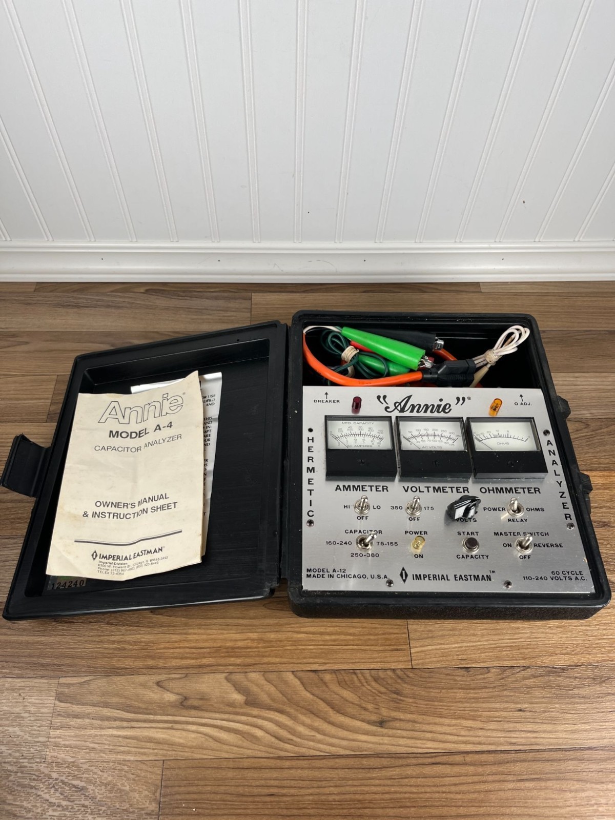 Imperial Eastman Annie Model A-12 Hermetic Unit & Component Analyzer